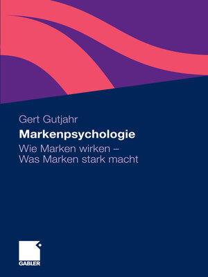 cover image of Markenpsychologie